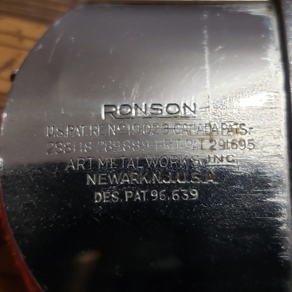 Vintage Ronson Ronette Silvertone Lighter 1930's Working Condition - Picture 5 of 11